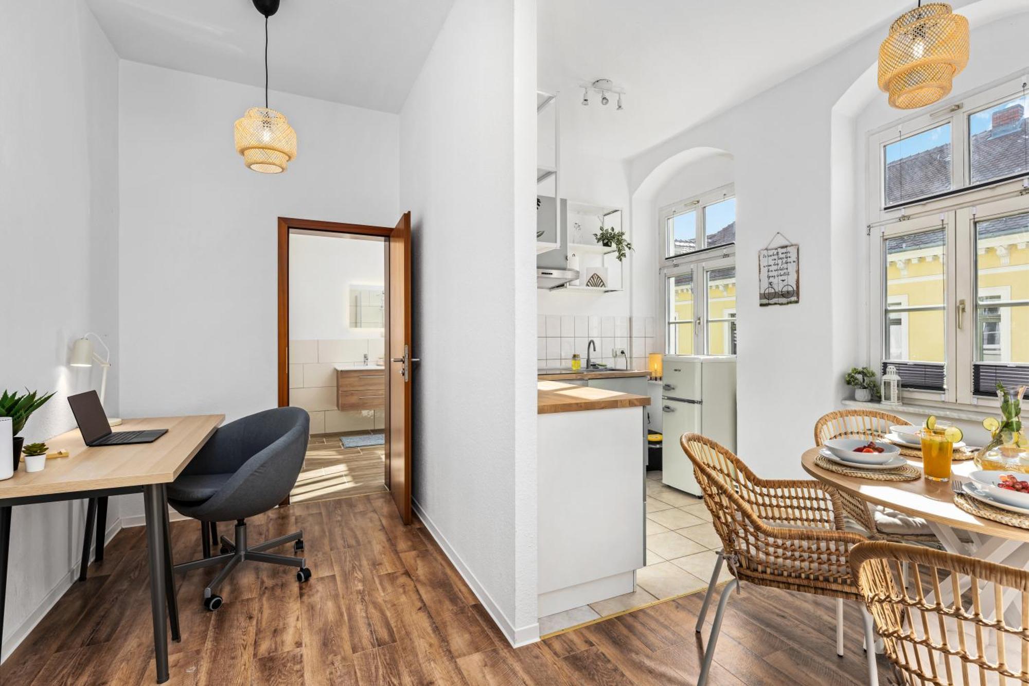 Schoene Altstadt Ferienwohnung Gruppen Familien Parkplatz Meißen Buitenkant foto
